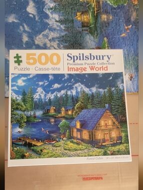 Forest Cabin - Jigsaw Puzzles - Best deal Please read FULL description.